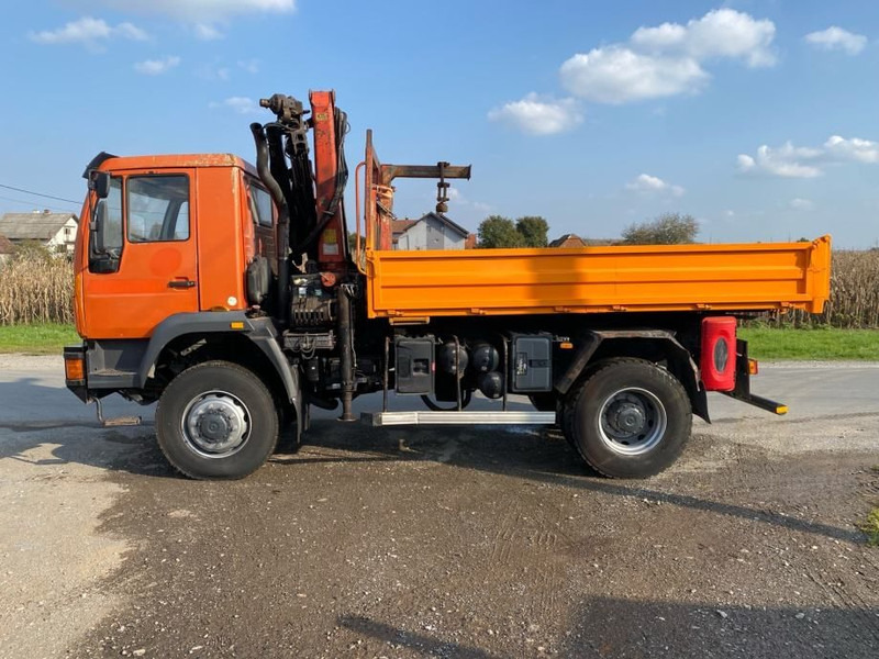 Kipper vrachtwagen, Kraanwagen MAN LE 18-280 , 4X4 , Tipper , Palfinger PK 9501: afbeelding 8