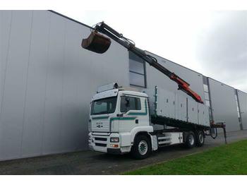 Vrachtwagen met open laadbak MAN TGA26.480 6X2 PALFINGER PK17000 EURO 3: afbeelding 1