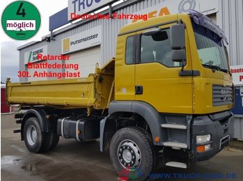 Kipper vrachtwagen MAN TGA 18.430 Meiller Schalter Retarder zGG48t. AHK: afbeelding 1