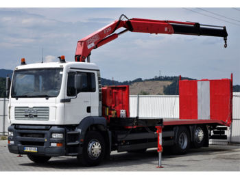 Autovrachtwagen vrachtwagen MAN TGA 26.360 Autotransporter + Kran  *6x4!: afbeelding 1