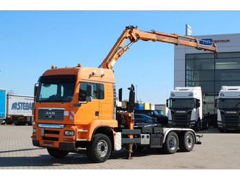 Kraanwagen, Haakarmsysteem vrachtwagen MAN TGA 26.480, 6x2, HYDRAULIC CRANE  ATLAS-KRAN AK: afbeelding 1