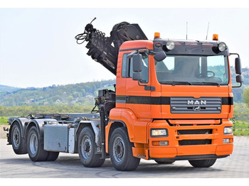 Haakarmsysteem vrachtwagen, Kraanwagen MAN TGA 35.480 Abrollkipper* KRAN/FUNK: afbeelding 3