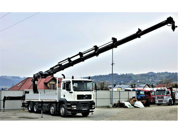 Vrachtwagen met open laadbak MAN TGA 41.350 Pritsche 7,00m + Kran /8x4 Topzustand: afbeelding 1