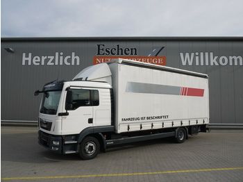 Schuifzeilen vrachtwagen MAN TGL 12.220 BL, Schiebeplane, Edscha, Euro6: afbeelding 1