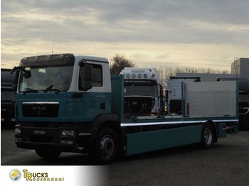 Vrachtwagen met open laadbak MAN TGM 18.250 + Euro 5 + Dhollandia Lift: afbeelding 1