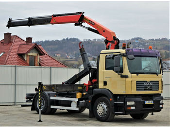 Haakarmsysteem vrachtwagen MAN TGM  18.280  Abrollkipper 4,00m + Kran/FUNK !!: afbeelding 1