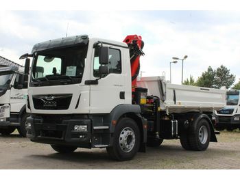 Nieuw Kipper vrachtwagen MAN TGM 18.320 4x2 / Palfinger PK 11.001 SLD 3: afbeelding 1