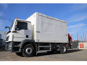 Schuifzeilen vrachtwagen MAN TGM 19.290 + PALFINGER PK 13001-K: afbeelding 1