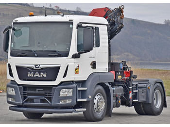 Kraanwagen MAN TGS 18.500 Sattelzugmaschine + KRAN /FUNK: afbeelding 4