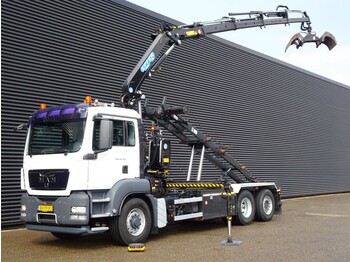 Kabelsysteem truck, Kraanwagen MAN TGS 26.320 6x4 / EFFER 16 t/m crane + container system: afbeelding 1