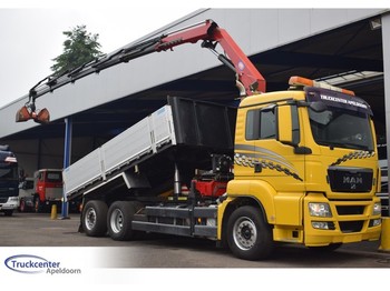Kipper vrachtwagen MAN TGS 26.360, 17 t/m HMF, Euro 5, 6x2, Truckcenter Apeldoorn: afbeelding 1
