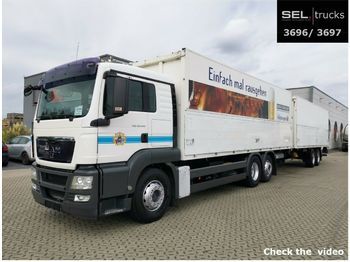 Drankenwagen vrachtwagen MAN TGS 26.400 6x2-2 LL / Ladebordwand /mit Anhänger: afbeelding 1