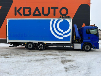 Vrachtwagen met open laadbak, Kraanwagen MAN TGS 26.400 6x2*4 EURO 6 / PK22002 / BOX L=7862 mm: afbeelding 5