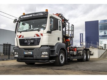 Haakarmsysteem vrachtwagen MAN TGS 28.360 EURO5 + FASSI F235XP/2: afbeelding 1