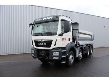 Kipper vrachtwagen MAN TGS 35.460 8x4 BB: afbeelding 1