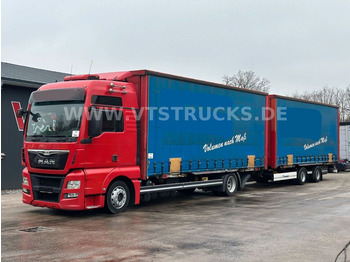Schuifzeilen vrachtwagen MAN TGX 18.400 4x2 Euro6 BDF+Krone Anh. Komplett-Zug: afbeelding 1