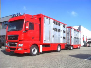 Veewagen vrachtwagen MAN TGX 18.480/ 3-Stock / Ledersitze: afbeelding 1
