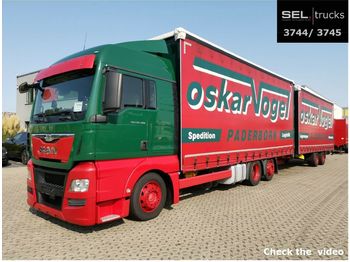 Schuifzeilen vrachtwagen MAN TGX 24.400 6x2-4 LL-U/Lenkachse/Hubd./Int./kompl: afbeelding 1