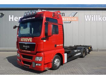 Containertransporter/ Wissellaadbak vrachtwagen MAN TGX 26.440 6x2-2 LL | XXL-Haus*Navi*Lift*2x Tank: afbeelding 1