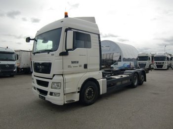 Containertransporter/ Wissellaadbak vrachtwagen MAN TGX 26.440 6x2 BDF,  Automatik: afbeelding 1