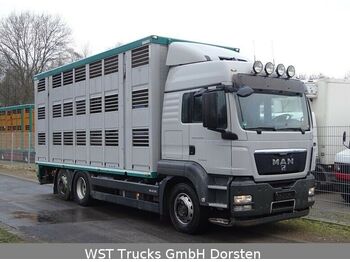 Veewagen vrachtwagen MAN TGX 26.440 LXL Menke   3 Stock Vollalu: afbeelding 1