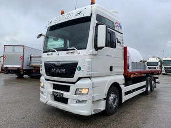 Containertransporter/ Wissellaadbak vrachtwagen MAN TGX 26.440 XXL  6x2 Liftachse Euro 6: afbeelding 1