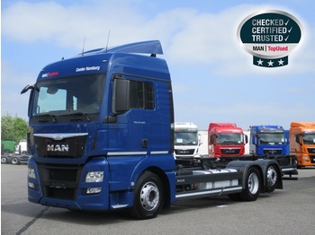 Containertransporter/ Wissellaadbak vrachtwagen MAN TGX 26.480 6X2-2 LL, Euro 6, XLX, Intarder, 2Tanks: afbeelding 1