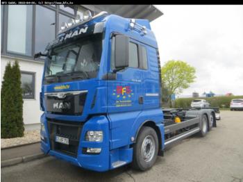 Containertransporter/ Wissellaadbak vrachtwagen MAN TGX 26.480 6x2-2 LL Euro6 ULBW Top Torque: afbeelding 1