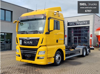 MAN TGX 26.500 / ZF Intarder / Standklima / Xenon  - Containertransporter/ Wissellaadbak vrachtwagen: afbeelding 1