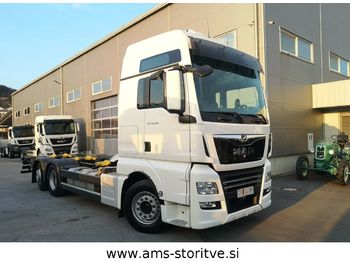 Containertransporter/ Wissellaadbak vrachtwagen MAN TGX 26.510 6X2-4 LL euro 6 D, LENKACHSE: afbeelding 1