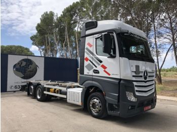 Containertransporter/ Wissellaadbak vrachtwagen MERCEDES-BENZ 2540: afbeelding 1