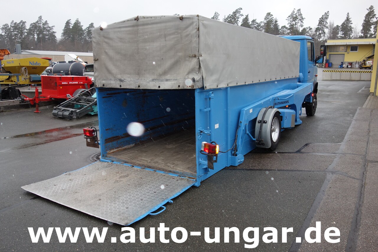 Containertransporter/ Wissellaadbak vrachtwagen MERCEDES-BENZ 810D Vario Cargoloader Ruthmann: afbeelding 13