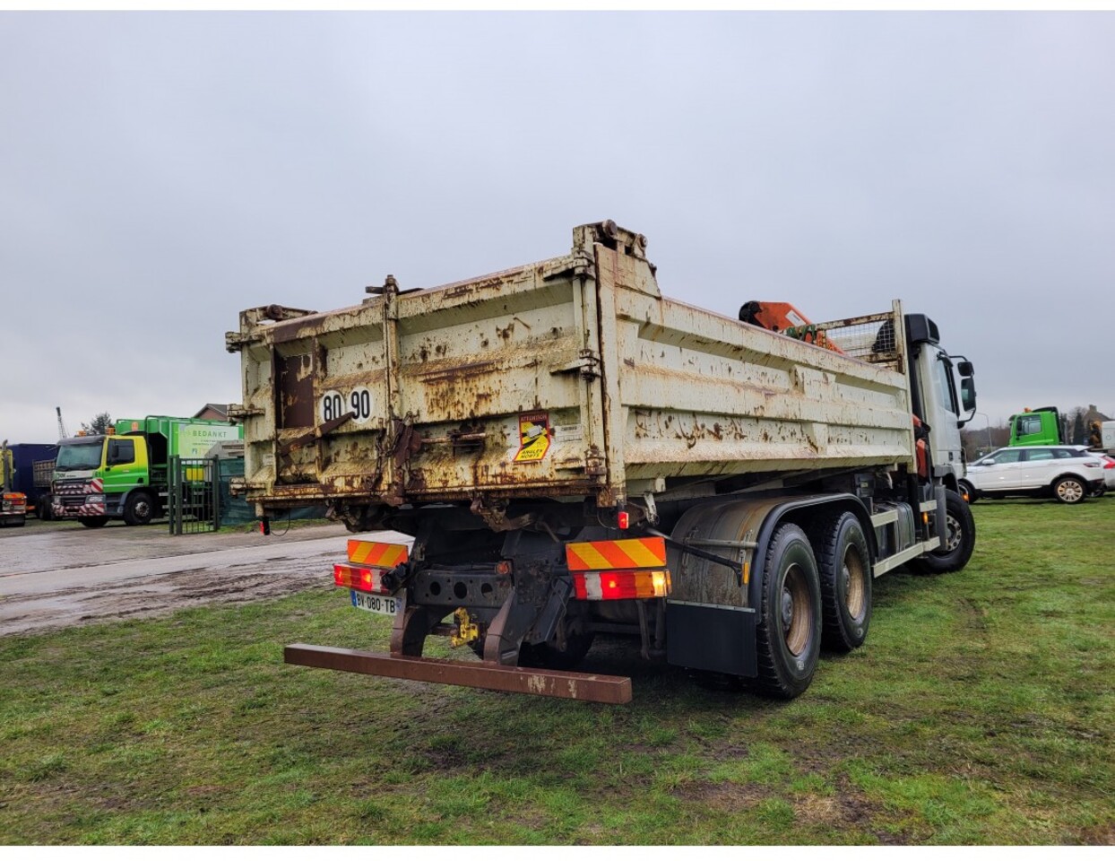 Kipper vrachtwagen, Kraanwagen MERCEDES-BENZ ACTROS 2636 6X4 Palfinger 15002 remote: afbeelding 15