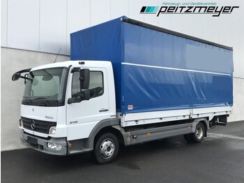 Schuifzeilen vrachtwagen MERCEDES-BENZ Atego 818 Pritsche + LBW: afbeelding 1