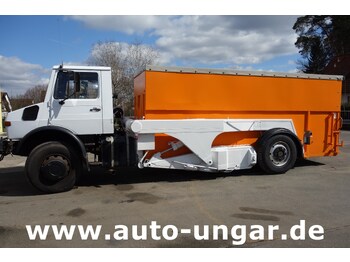Containertransporter/ Wissellaadbak vrachtwagen MERCEDES-BENZ Unimog U1700 Ruthmann Cargoloader  mit Wechselcontainer: afbeelding 2