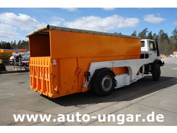 Containertransporter/ Wissellaadbak vrachtwagen MERCEDES-BENZ Unimog U1700 Ruthmann Cargoloader  mit Wechselcontainer: afbeelding 5