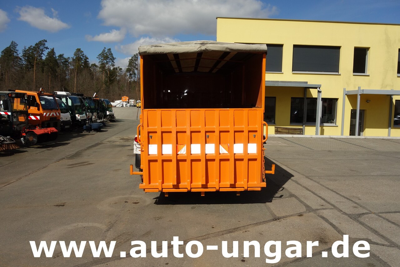 Containertransporter/ Wissellaadbak vrachtwagen MERCEDES-BENZ Unimog U1700 Ruthmann Cargoloader  mit Wechselcontainer: afbeelding 4