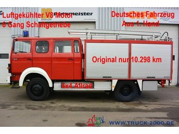 Bakwagen Magirus Deutz 120 - 23 AW LF16 4x4 V8 nur 10.298 km -Feuerwehr: afbeelding 1