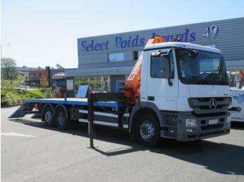 Vrachtwagen met open laadbak voor het vervoer van zwaar materieel Mercedes Actros 2532: afbeelding 1