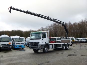 Vrachtwagen met open laadbak Mercedes Actros 2636 6x4 + Hiab XS166 ES-5 HiPro + rotator: afbeelding 1