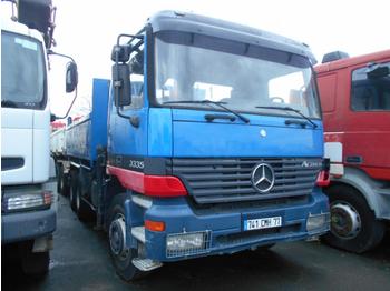 Kipper vrachtwagen, Kraanwagen Mercedes Actros 3335: afbeelding 1