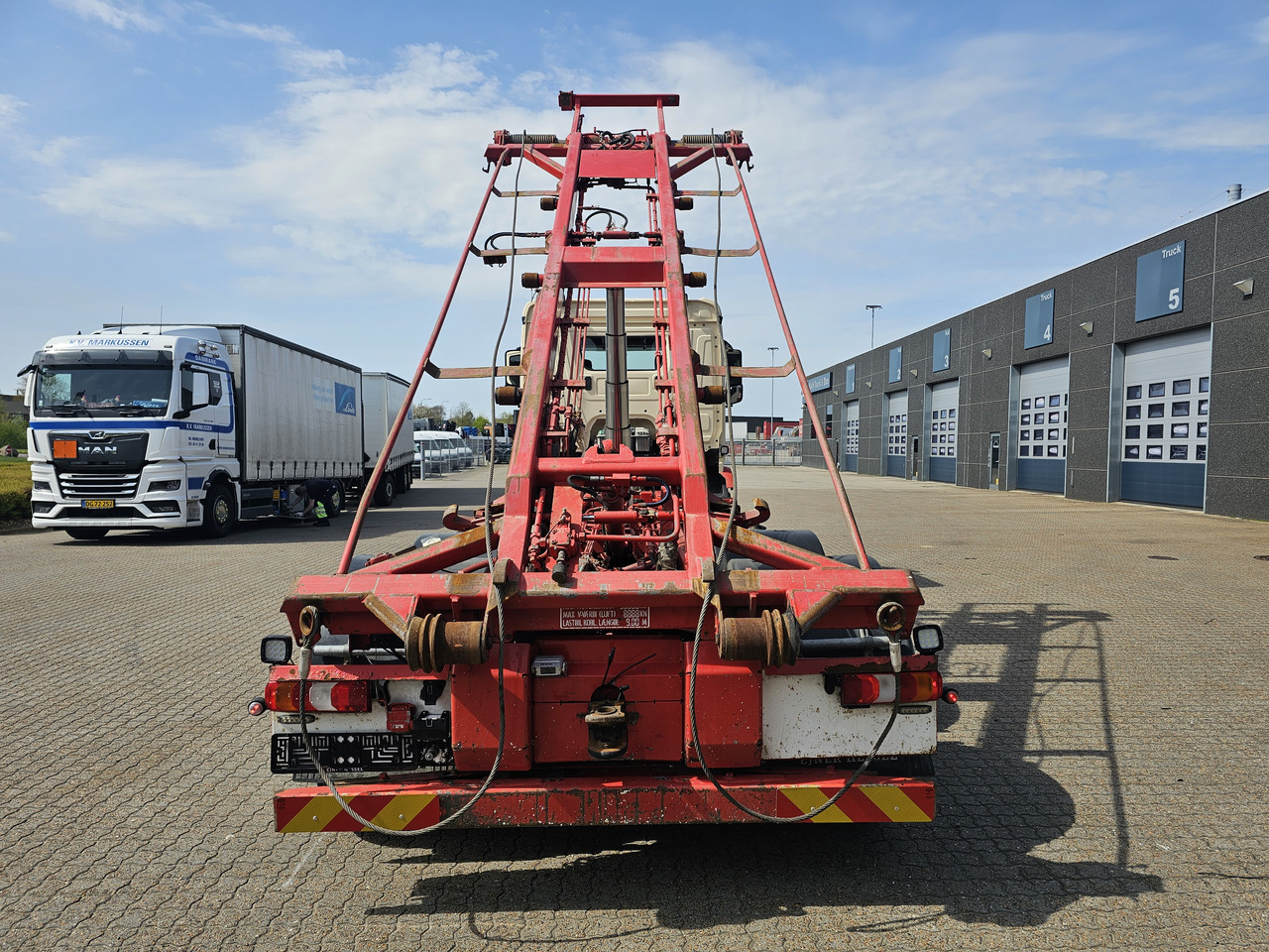 Containertransporter/ Wissellaadbak vrachtwagen Mercedes Antos 2545: afbeelding 4