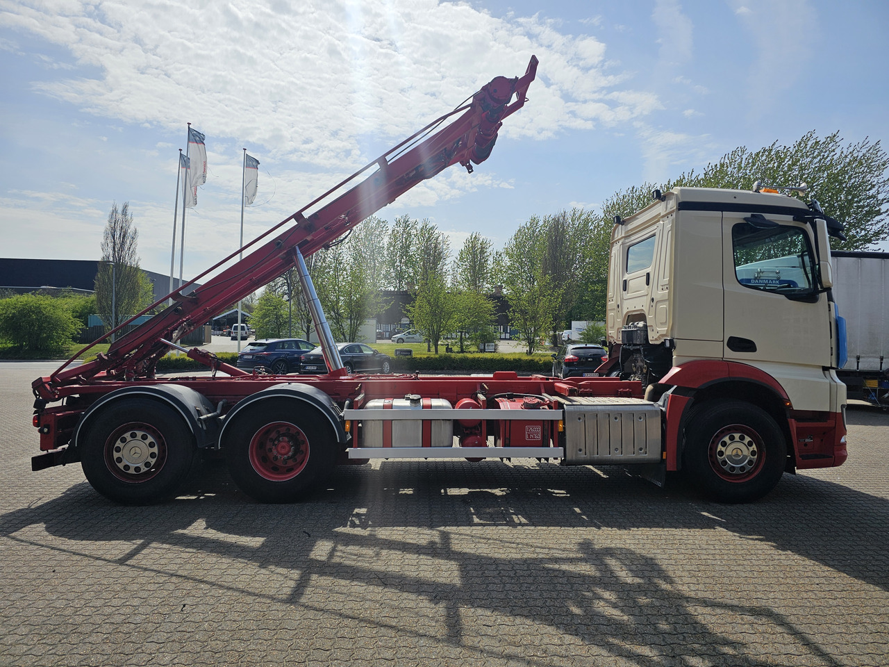 Containertransporter/ Wissellaadbak vrachtwagen Mercedes Antos 2545: afbeelding 6