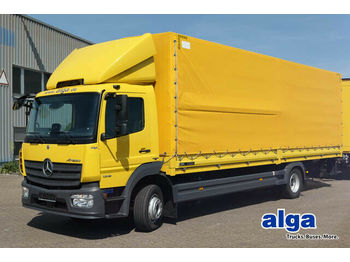 Schuifzeilen vrachtwagen Mercedes-Benz 1218 l Atego, 8,1 m. lang, Euro 6, klima, AHK!: afbeelding 1