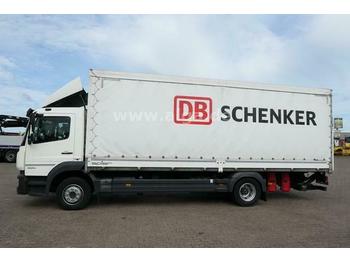 Schuifzeilen vrachtwagen Mercedes-Benz 1224 L Atego 4x2, Euro 6, LBW, schiebeplane,AHK: afbeelding 1
