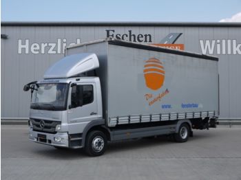 Schuifzeilen vrachtwagen Mercedes-Benz 1224 L Atego 4x2, LBW, Klima, Schiebeplane: afbeelding 1