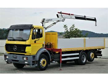 Vrachtwagen met open laadbak Mercedes-Benz  2527 Pritsche 7,30 m + KRAN: afbeelding 1