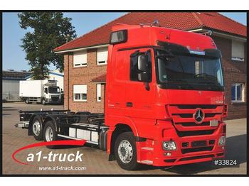 Containertransporter/ Wissellaadbak vrachtwagen Mercedes-Benz 2541 MP3, Kilometer 357.336, LBW, TÜV 09/2021: afbeelding 1
