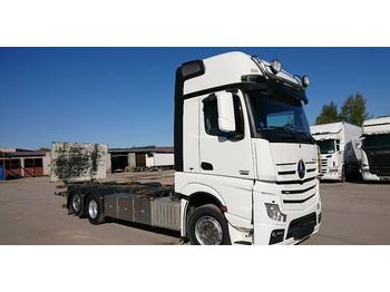 Containertransporter/ Wissellaadbak vrachtwagen Mercedes-Benz 2551L 6X2, RETARDER+taillift: afbeelding 1