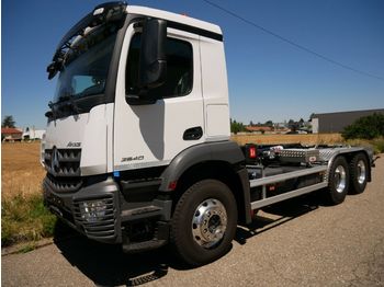Haakarmsysteem vrachtwagen Mercedes-Benz 3342 6X4 HYVA Abroller: afbeelding 1